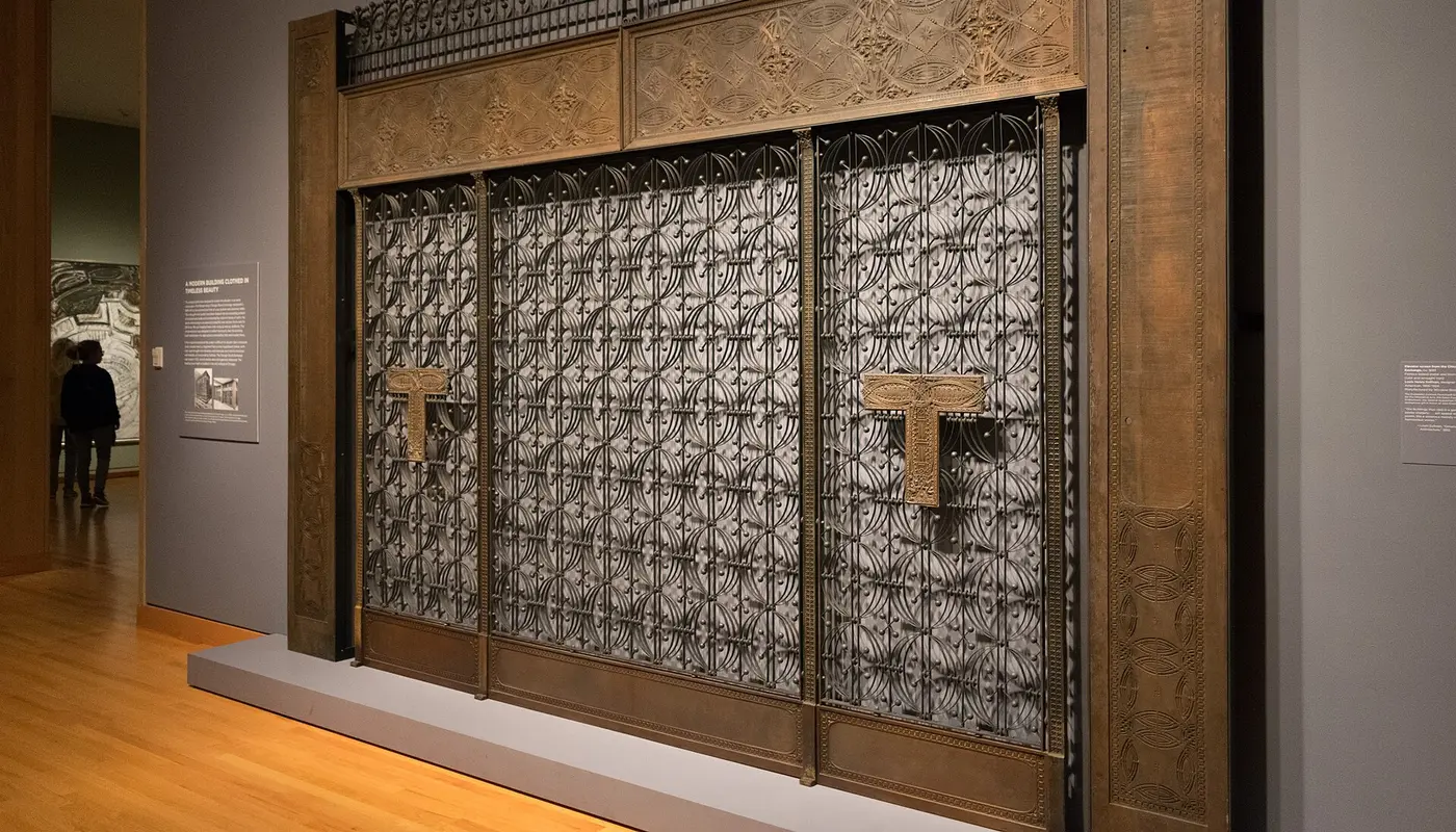 Elevator screen from the Chicago Stock Exchange